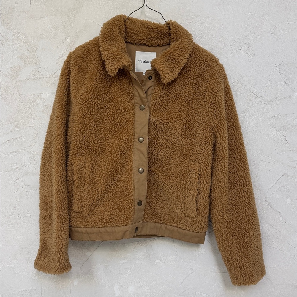 Madewell Brown Sherpa Jacket